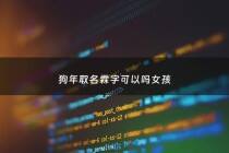 狗年取名霖字可以吗女孩 - 霖可以取什么名字