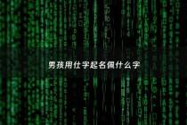 男孩用仕字起名佩什么字 - 取名带仕字