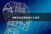 锦穗字起名寓意是什么意思 - 锦穗cp
