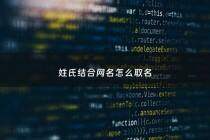姓氏结合网名怎么取名 - 以姓氏取网名