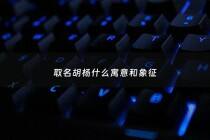 取名胡杨什么寓意和象征 - 胡杨取名字