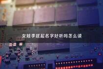 女娃李廷起名字好听吗怎么读 - 姓李廷字辈男孩