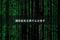 魏姓起名注意什么女孩子 - 魏姓女孩取吉祥名字