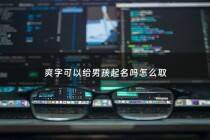 爽字可以给男孩起名吗怎么取 - 用爽字起名