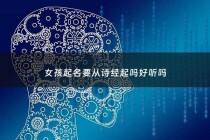 女孩起名要从诗经起吗好听吗 - 女孩起名选诗经