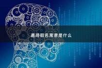 嘉琦取名寓意是什么 - 嘉琦名字的来历