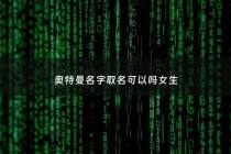 奥特曼名字取名可以吗女生 - 奥特曼起什么名字好