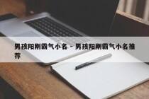 男孩阳刚霸气小名 - 男孩阳刚霸气小名推荐