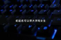 蛇起名可以带大字吗女生 - 蛇起名可以带大字吗女生名字