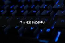 什么诗适合起名字女 - 有什么好的诗词可以起女名字