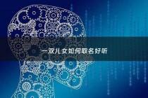 一双儿女如何取名好听 - 一双儿女打一字