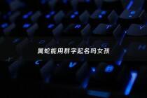 属蛇能用群字起名吗女孩 - 属蛇人适合名字