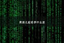 男孩儿起名李什么言 - 李什么言的男孩名字