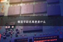 榴莲字取名寓意是什么 - 小名榴莲寓意