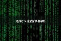 妈妈可以给宝宝取名字吗 - 妈妈可以改名字吗