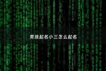男孩起名小三怎么起名 - 男小三一般都是什么下场