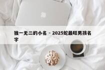 独一无二的小名 - 2025蛇最旺男孩名字