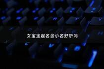 女宝宝起名含小名好听吗 - 女宝宝带小字小名
