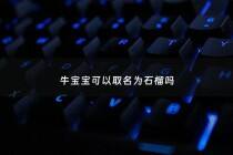 牛宝宝可以取名为石榴吗 - 牛宝宝可以取名为石榴吗好吗