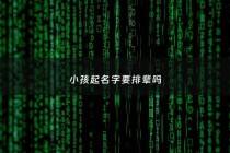 小孩起名字要排辈吗 - 孩子起名可以不跟排辈吗