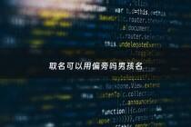 取名可以用偏旁吗男孩名 - 取名字可以随便用姓氏吗