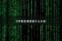 仼字取名寓意是什么女孩 - 桸字取名的寓意女孩