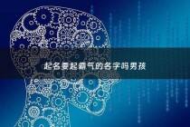 起名要起霸气的名字吗男孩 - 起名要起霸气的名字吗男孩怎么取