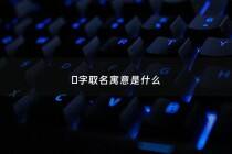 琋字取名寓意是什么 - 琋字取名寓意是什么女孩