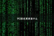 予燊取名寓意是什么 - 予字取名寓意好不