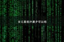 女儿取名叶晨夕可以吗 - 叶晨熙这名字好吗