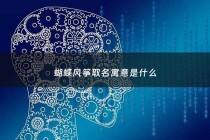 蝴蝶风筝取名寓意是什么 - 蝴蝶风筝取名寓意是什么意思