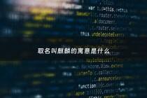 取名叫麒麟的寓意是什么 - 麒麟这个名字是什么意思