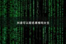 抖音可以取名青楼吗女生 - 抖音名字可以叫什么女孩