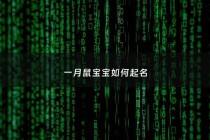 一月鼠宝宝如何起名 - 一月出生鼠宝宝小名