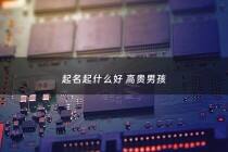 起名起什么好 高贵男孩 - 起名起什么好 高贵男孩子