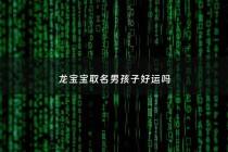 龙宝宝取名男孩子好运吗 - 龙宝宝取名男孩子好运吗还是女孩