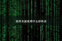 给孙女起名用什么好听点 - 想给孙女取个好名字