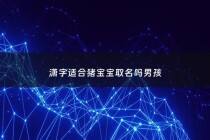 潇字适合猪宝宝取名吗男孩 - 潇字起名男孩最佳名字